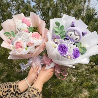 Sanrio Series Kitty Cat Mother'S Day Graduation 520 Gift Valentine'S Day Birthday Gift Girlfriend Flower Bouquet